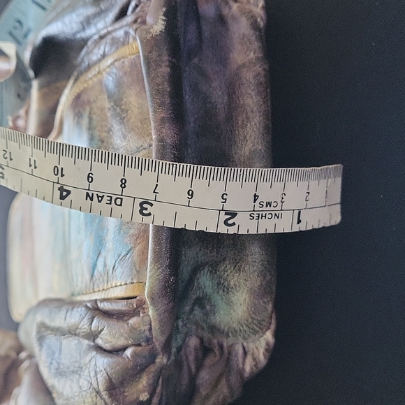 Vintage Handpainted Leather Purse - Picture 4 of 6